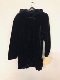 Dennis Basso QVC Style Black Coat