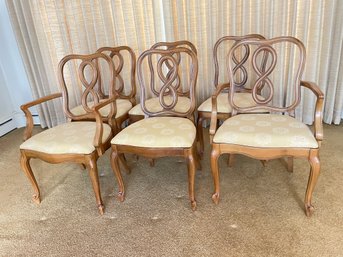 Set Of Six Vintage Thomasville Dining Chairs