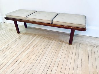 Interlude Home Isla Leather Bench