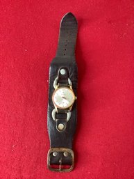 Roamer Incabloc Swiss Made Leather Wrist Watch