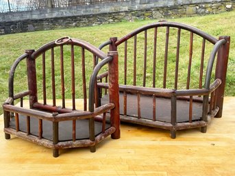 A Pair Of Nesting Magazine Racks