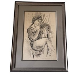 Listed Artist Ernest Fiene Signed & Numbered Lithograph, Titled