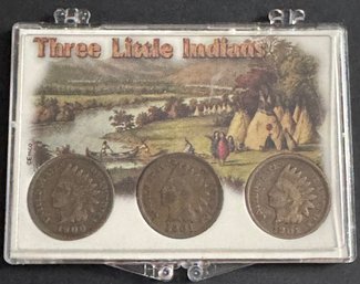 Three Little Indians Indian Head Pennies