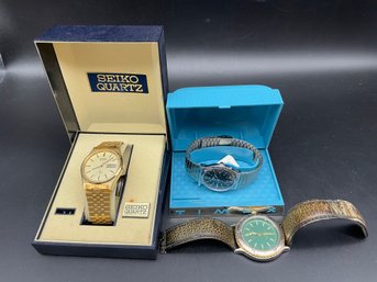 Trio Of Vintage Watches.