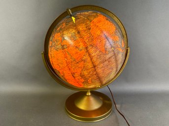 Vintage Crams Unrivaled Terrestrial Light Up Globe