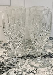 Set Of 4 GORHAM Red Wine Glasses