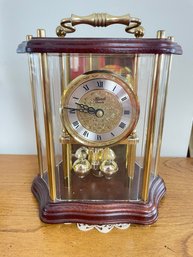Vintage Hermle Quartz Mantle Clock