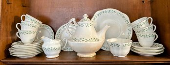 Royal Tara Porcelain Tea Set With Shamrock Motif