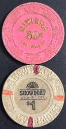 2 Vintage Casino Chips