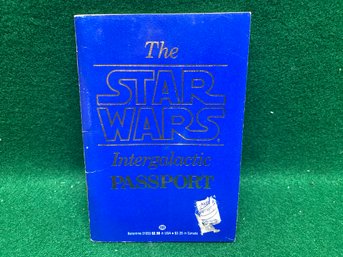 The Star Wars Intergalactic Passport. Fird Edition 1983. Complete With All Pages And Seals.