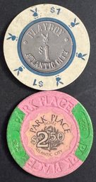 2 Vintage Casino Chips