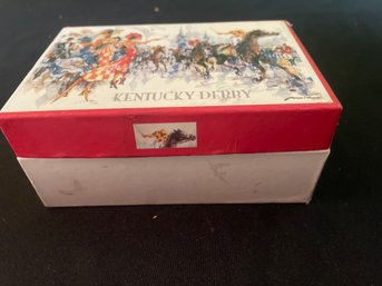 Collectible Kentucky Derby Shot Glass Box Set & Assorted New Horse Racing Shot Glasses