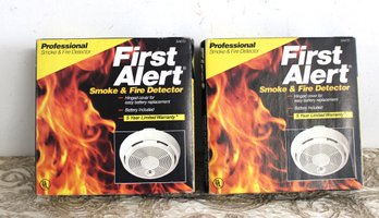 Pair Of First Alert Smoke And Fire Detecter