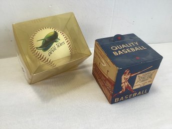 Vintage Sealed Baseballs Lot Of 2