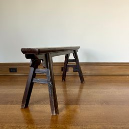 An Antique Chinese Wooden Bench - Narrow