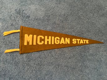 Vintage Michigan State Pennant