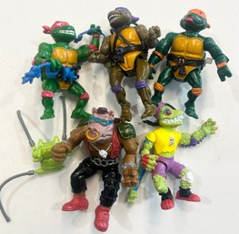 Lot Of 1980s-90s Teenage Mutant Ninja Turtles Toys