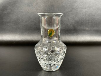 A Sparkling Cut Crystal Bud Vase By Waterford, Lola Pattern