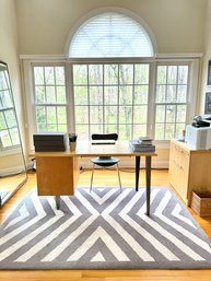 Lotus Desk By Blueprint Contemporary Blond Wood