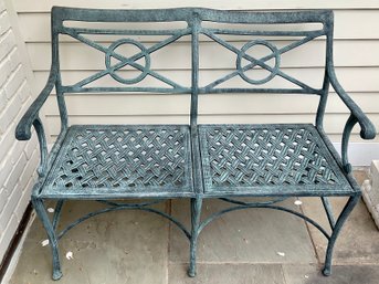 Cast Iron Garden Settee (1 Of 2)