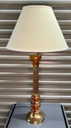 Reeded Column Table Lamp
