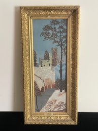 Framed Oil Painting On Canvas Of Landscape