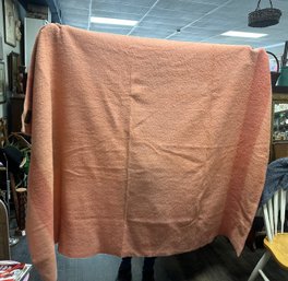 Vintage Pink Trapper 3 1/2 Points Blanket, All Wool, Made In England For T Eaton. Liz S/B1