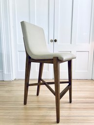 Interlude Leather Ivy Leather Counter Stool