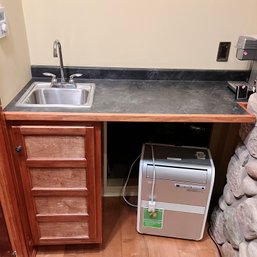 A Laminate Counter With Wood Edge, Kohler SS Bar Sink And Under Cabinet - 3rd Flr