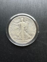 1937 Walking Liberty Silver Half Dollar