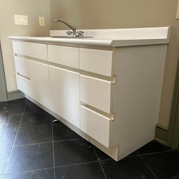 A Kitchen Craft Vanity With Sink - Rear Hall 1st Flr