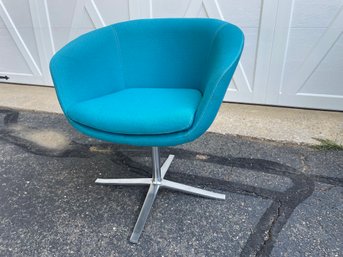 (2 OF 2) STEELCASE COALESSE BOB LOUNGE SWIVEL ARM CHAIR BY PEARSON LLOYD