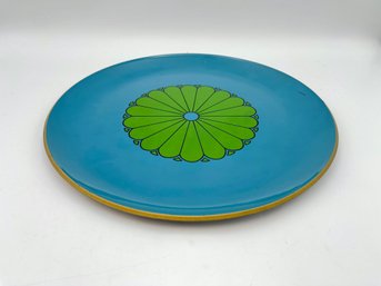 Vintage 12-Inch Geometric Serving Tray