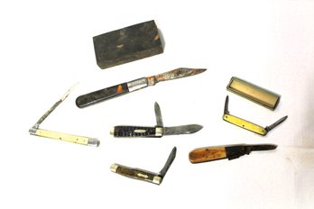 Mixed Pocket Knife Collection From Valor, Ka-bar, Barlow And More