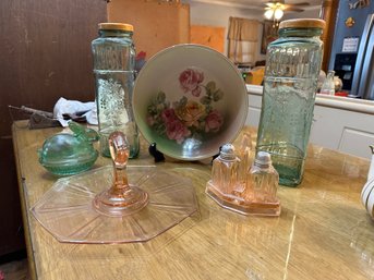 Great Lot Of Pink Glass And More