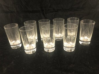 Set Of K Monogrammed Tall Glasses