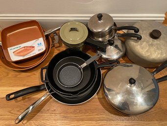 Pots And Pans By Farberware, T Fal And More