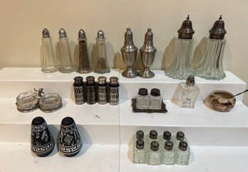 Huge Collection Lot Of Salt And Pepper Shakers In Different Shapes, Design And Sizes.