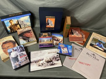 Ben-Hur & Charlton Heston Collection: Collectibles DVD's Books