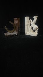 Horse Decorated Bookends