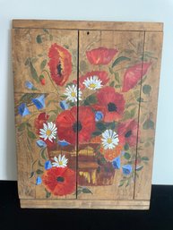 Craft Paining On Wooden Pastry Board