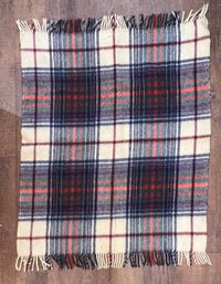 Vintage Carl Dyke Wool Throw Blanket