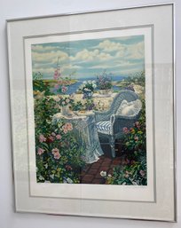 Framed Pencil Signed And Numbered Lithograph