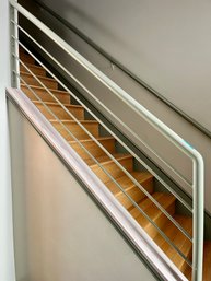 A 78' Metal Stair Railing - Back Stairs - G2