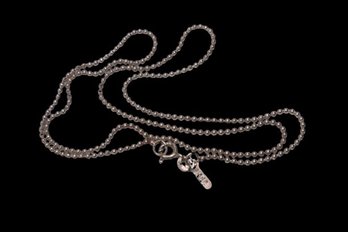 925 Sterling Small Ball Chain Necklace