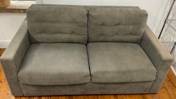 Grey Crate And Barrel Queen Size Sleeper Sofa