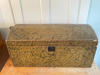 Antique Chest With Early Paint