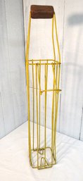 Vintage Yellow Paint Tennis Golf Ball Baseball Holder