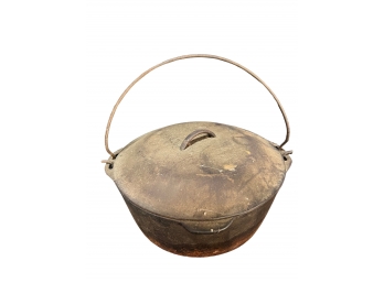 Cast Iron Handled Pot With Lid