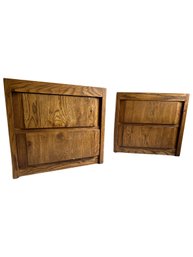 Post Modern Minimalist Thomasville  Huntley 2 Dovetailed Drawer Side Tables